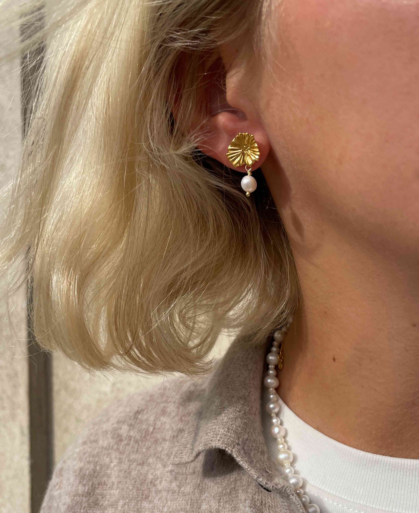 Copenhagen earrings | Gold