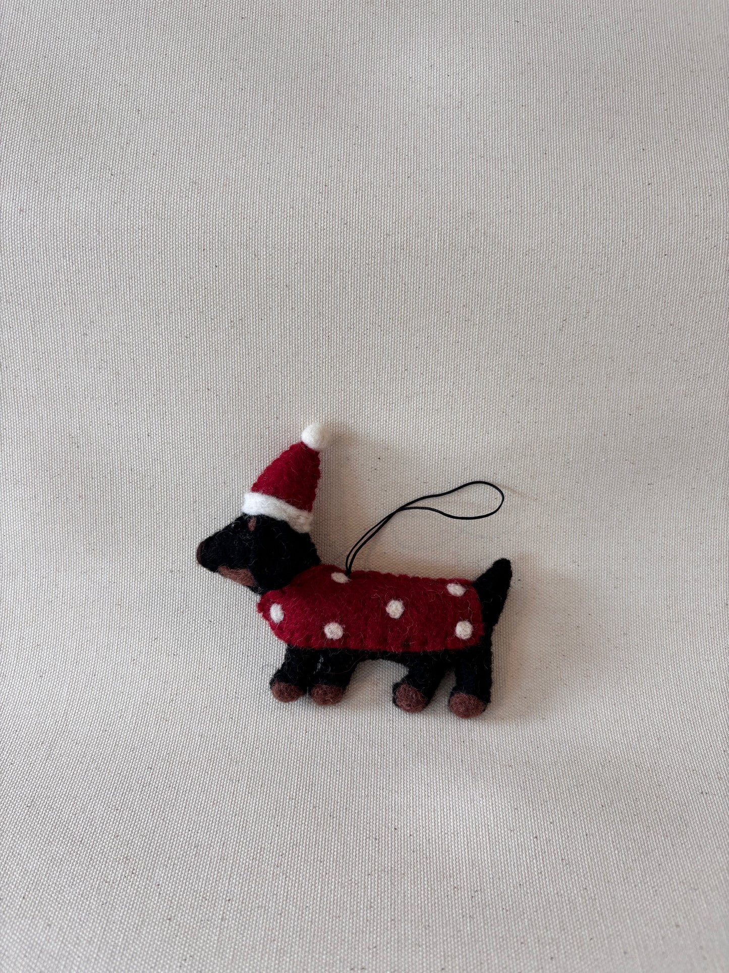 Felt ornament | Sausage dog