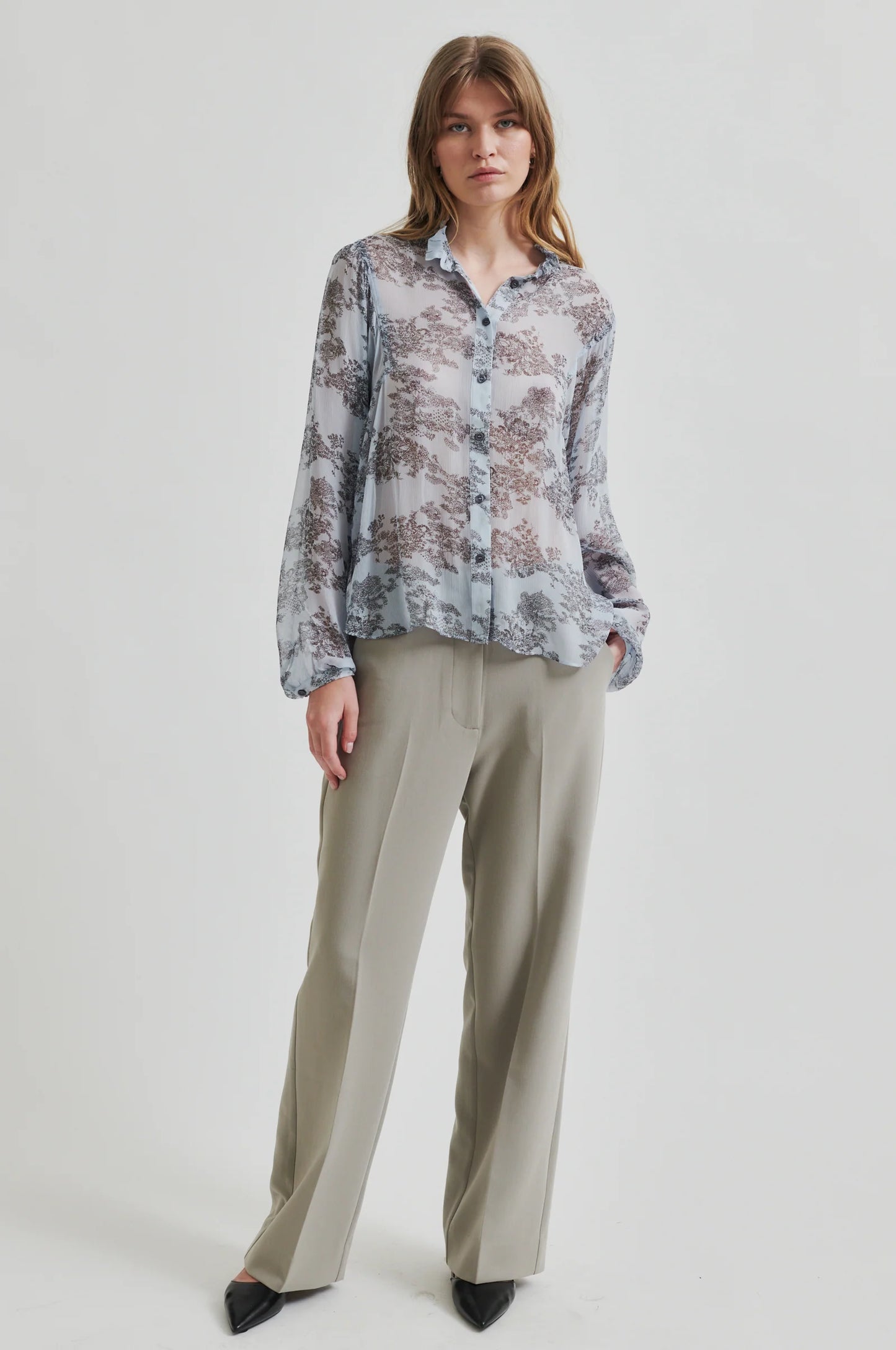 Maje Shirt | Cashmere blue
