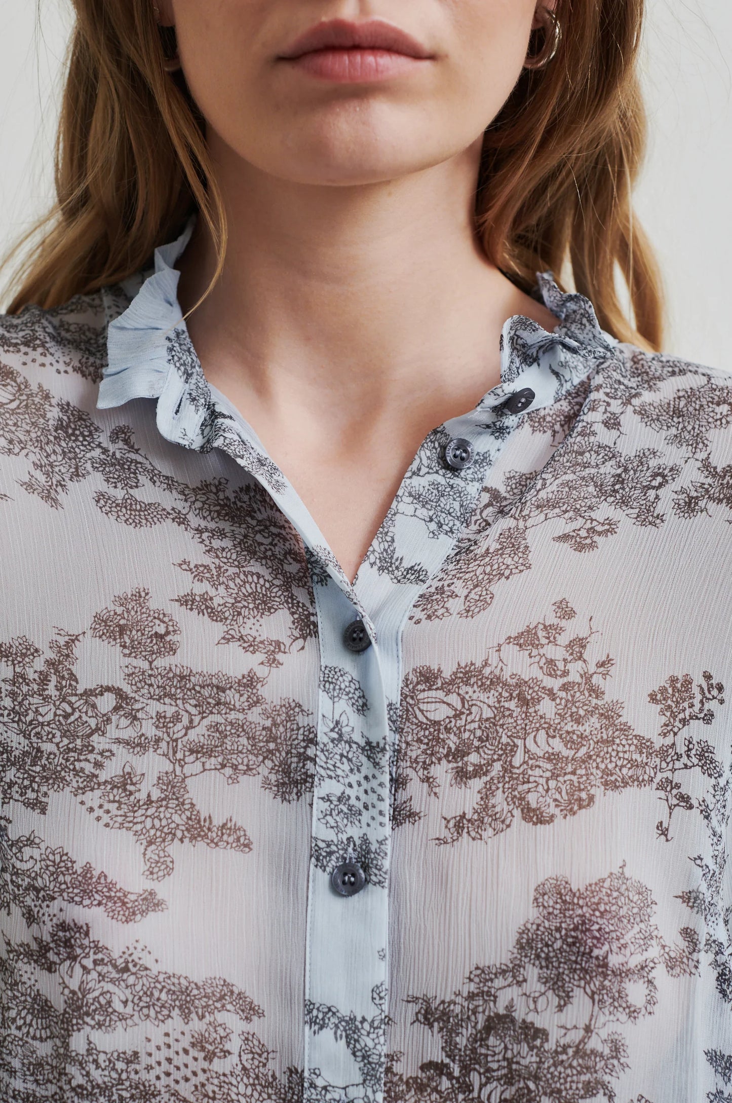 Maje Shirt | Cashmere blue