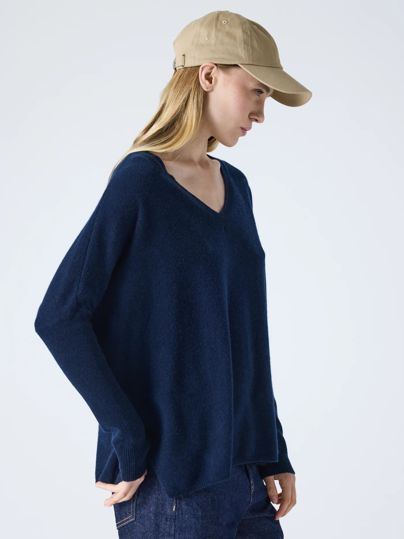 Camille - Cashmere poncho sweater