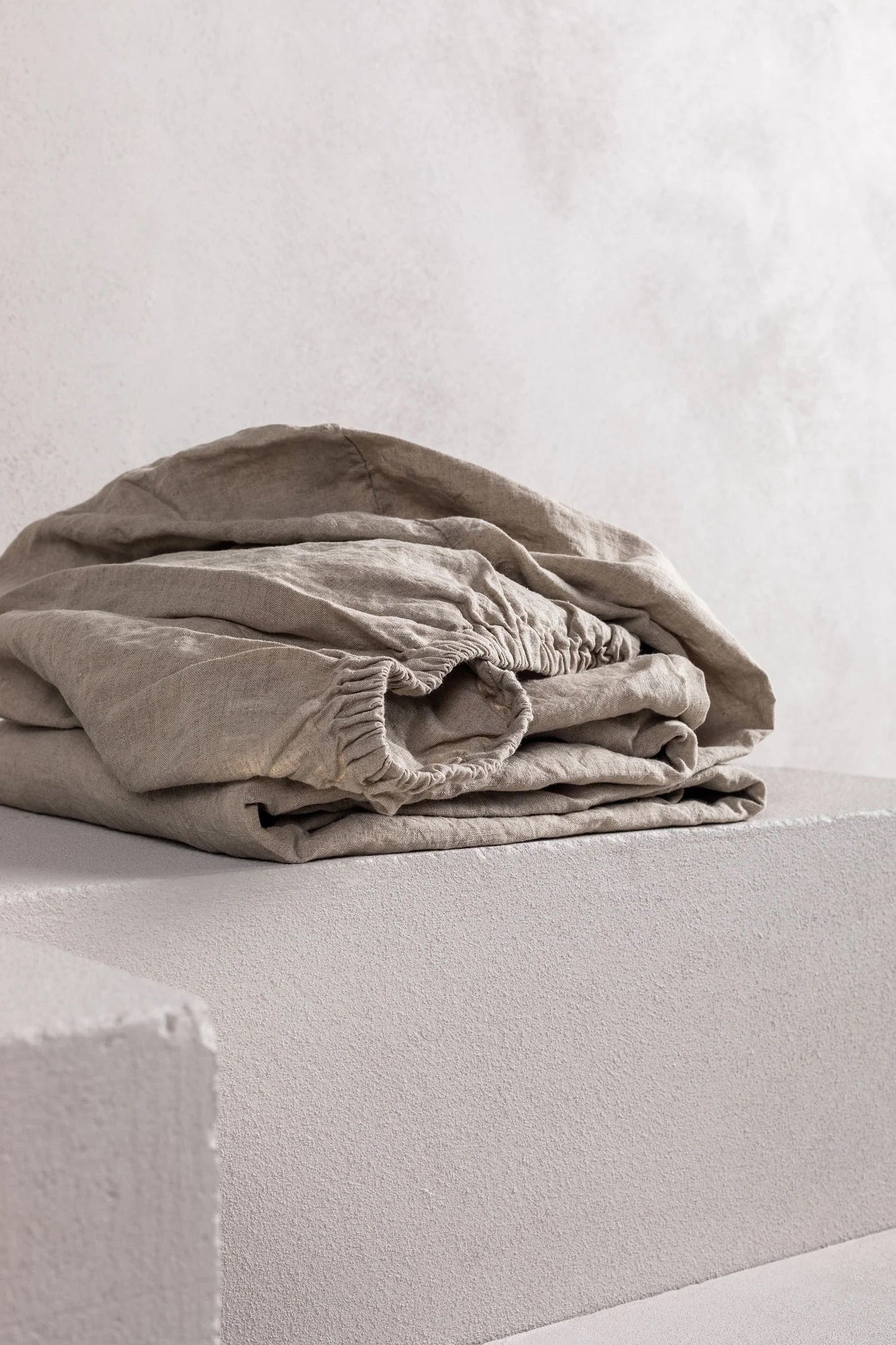 Belgium Linen Fitted Sheet | Queen | King