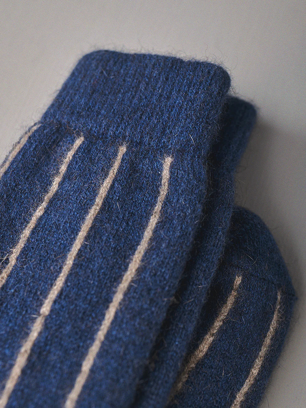 Signature Socks Striped | Blue and Natural