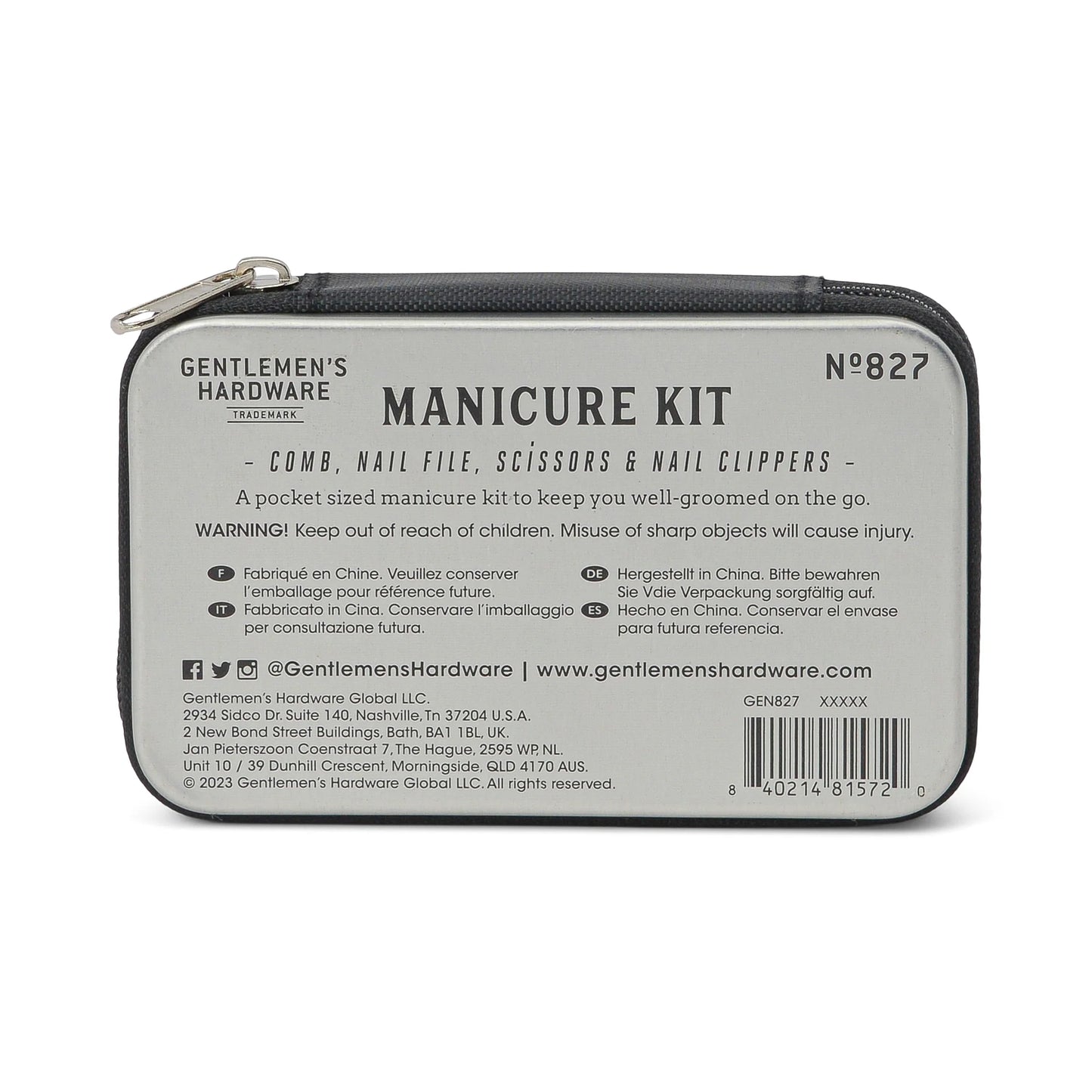 Manicure and grooming kit
