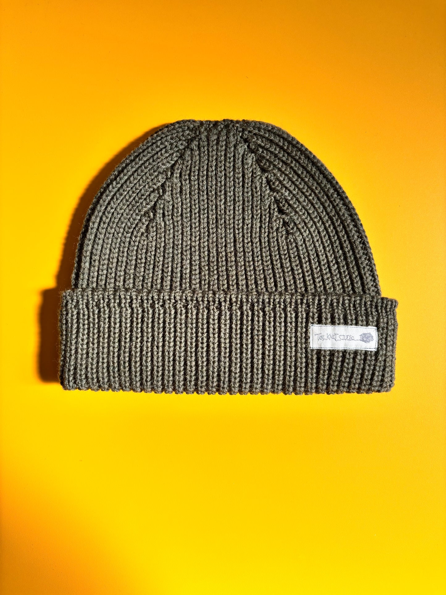 Unisex Ribbed Merino Beanie