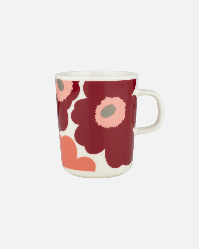 Unikko Mug Maroon, Orange, Pink, Grey 2.5 DL