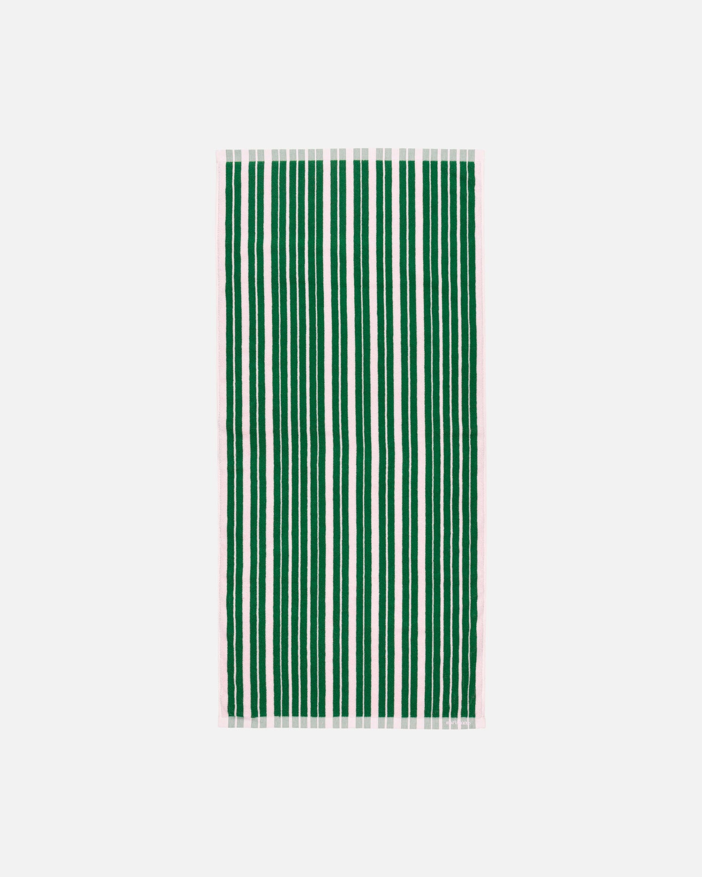 Raide Bath Towel | Pink and green