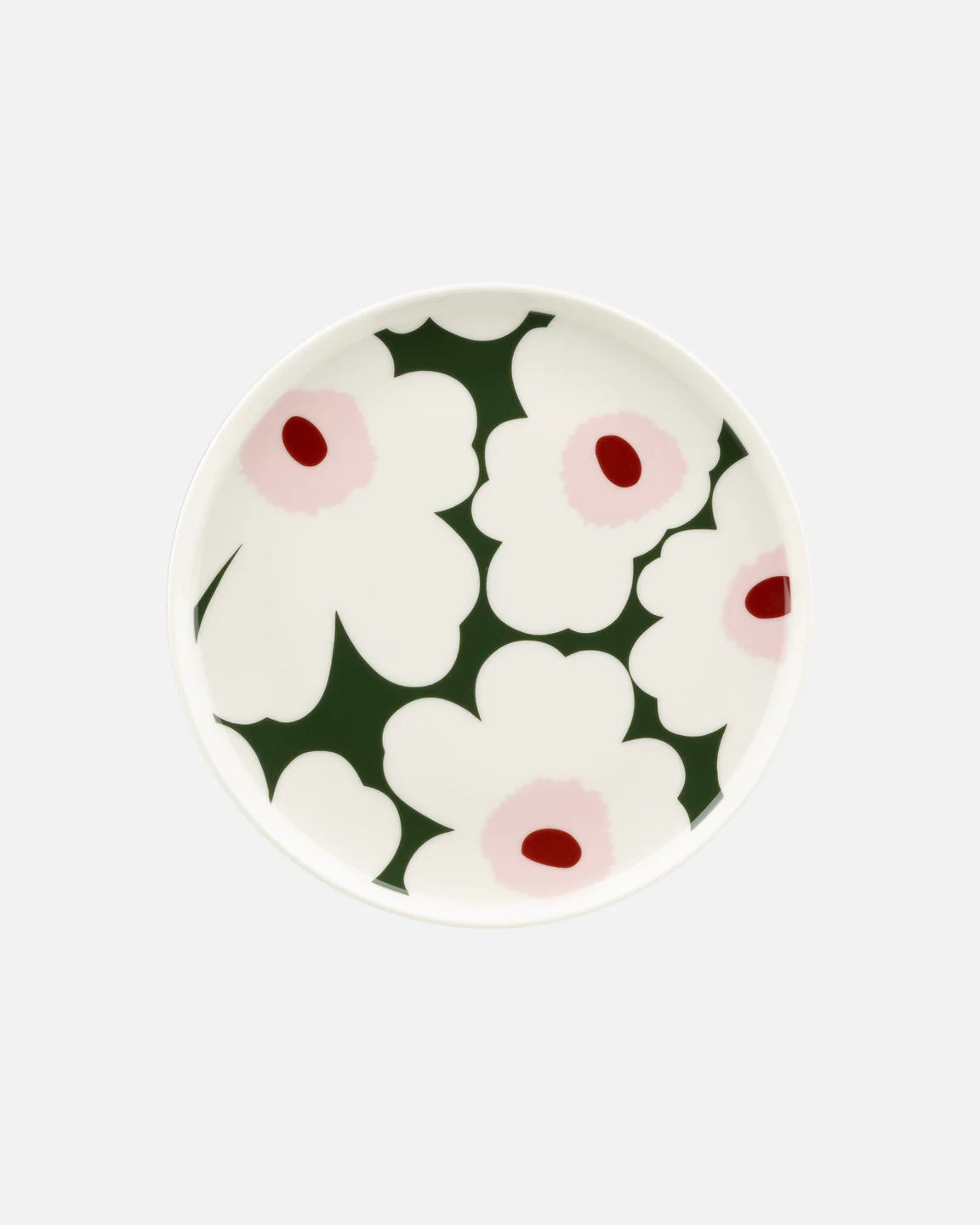 Unikko Syva Plate 20 cm | Pink and green