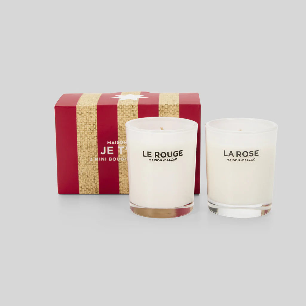 Je T'aime Scented Candle Duo