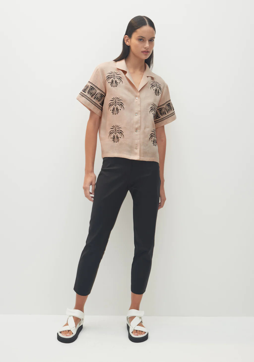 Balmain Crop Pant | Black