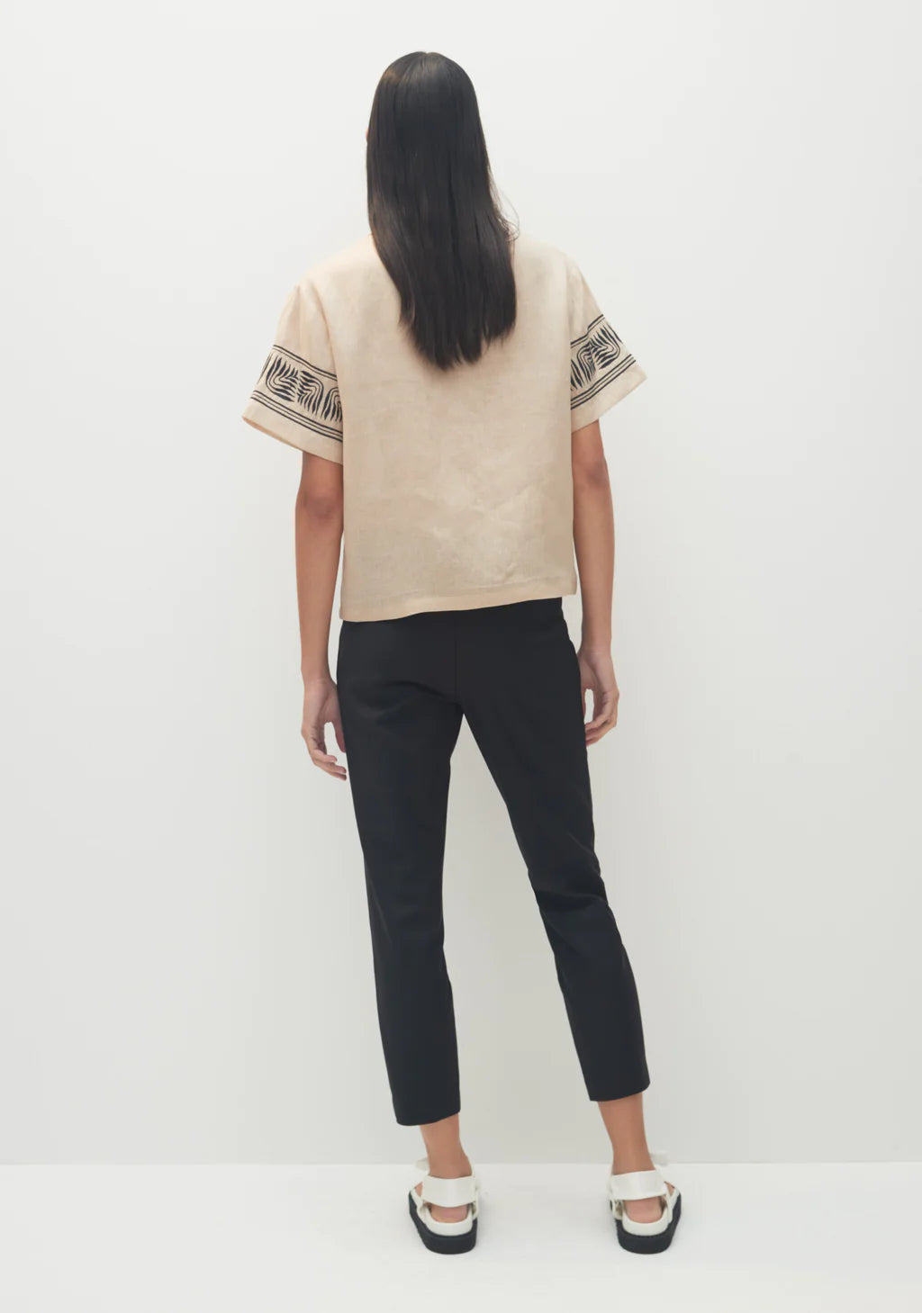 Balmain Crop Pant | Black