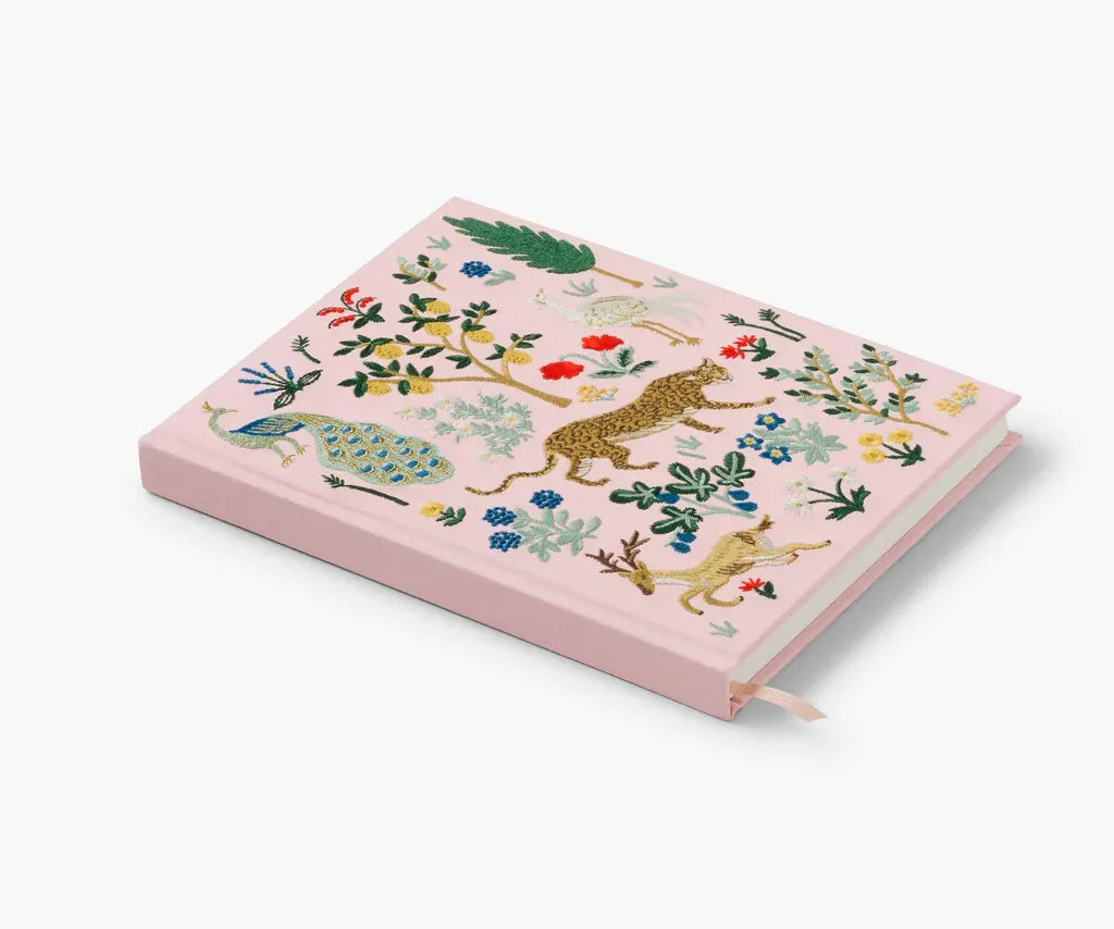 Embroidered Fabric Sketchbook | Menagerie