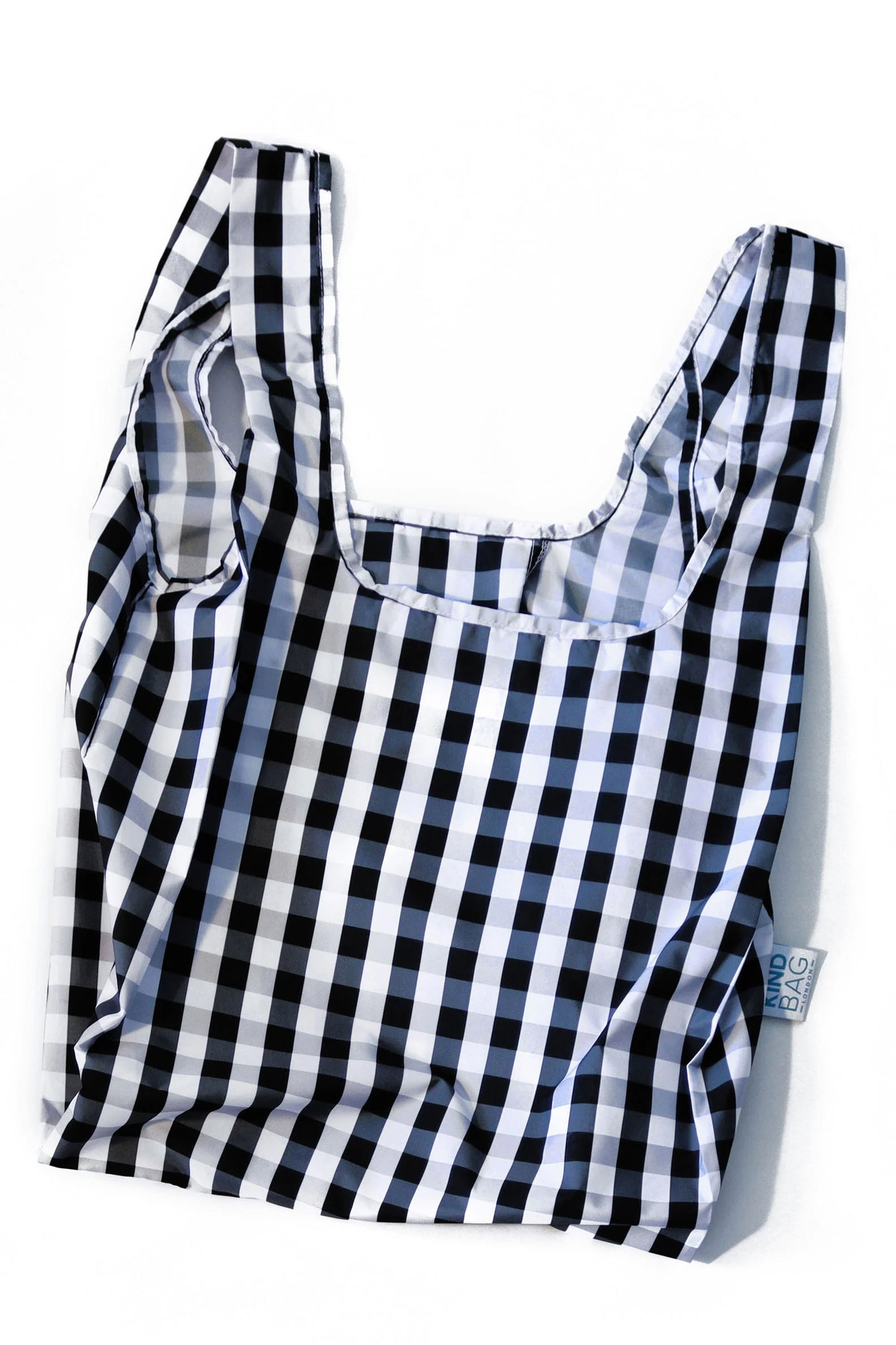 Gingham black and white | Medium Bag