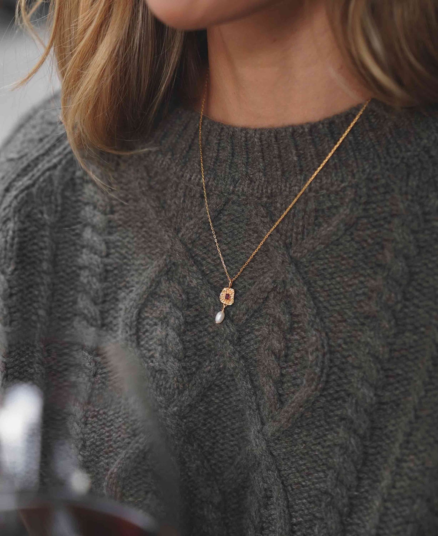 Nora Necklace | Gold