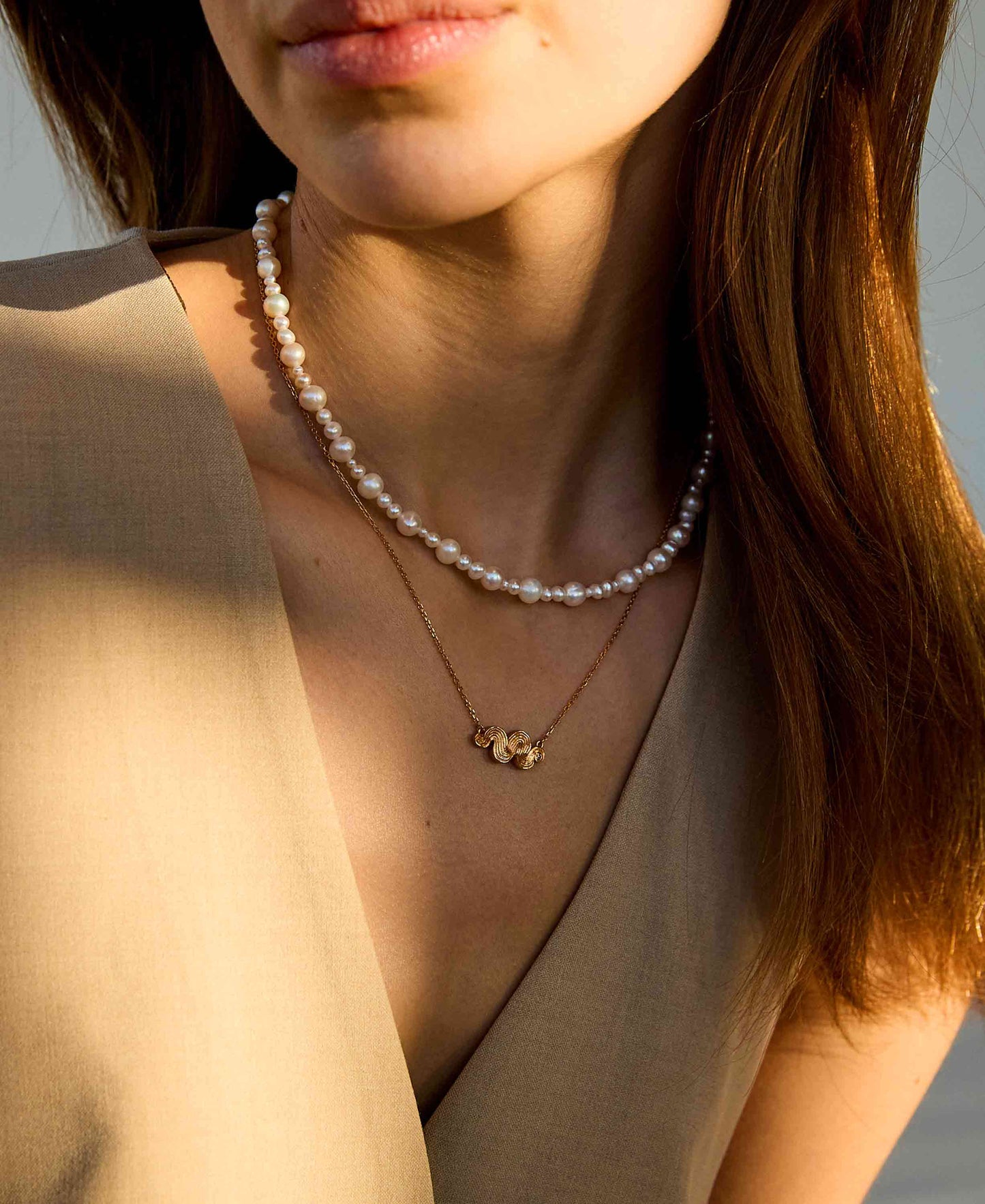 Audrey Necklace | Gold