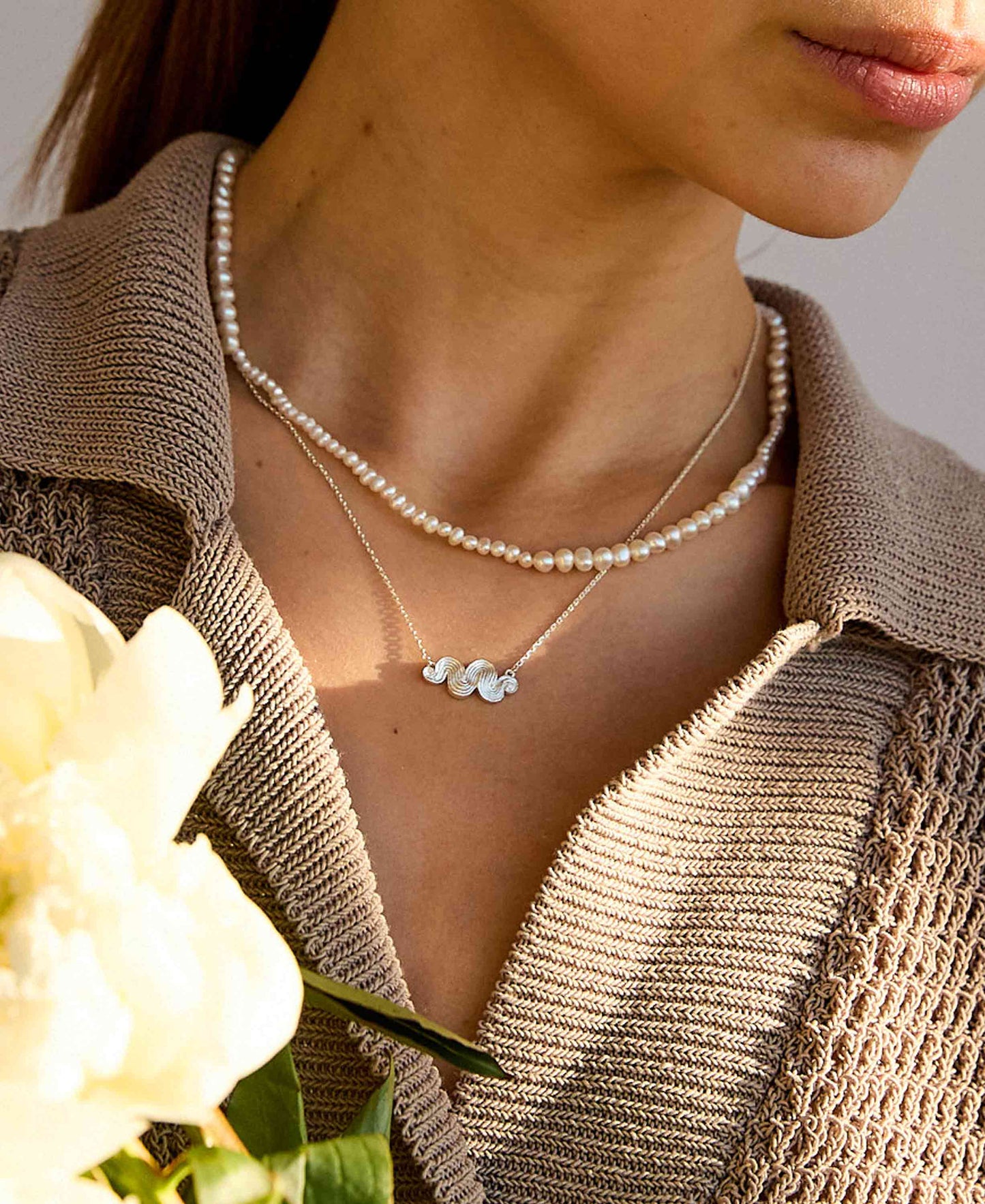 Audrey Necklace | Silver