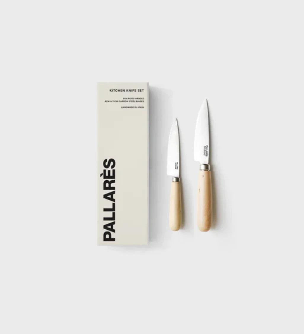 Pallares | Kitchen Knife Set | 8cm & 11cm Carbon Steel