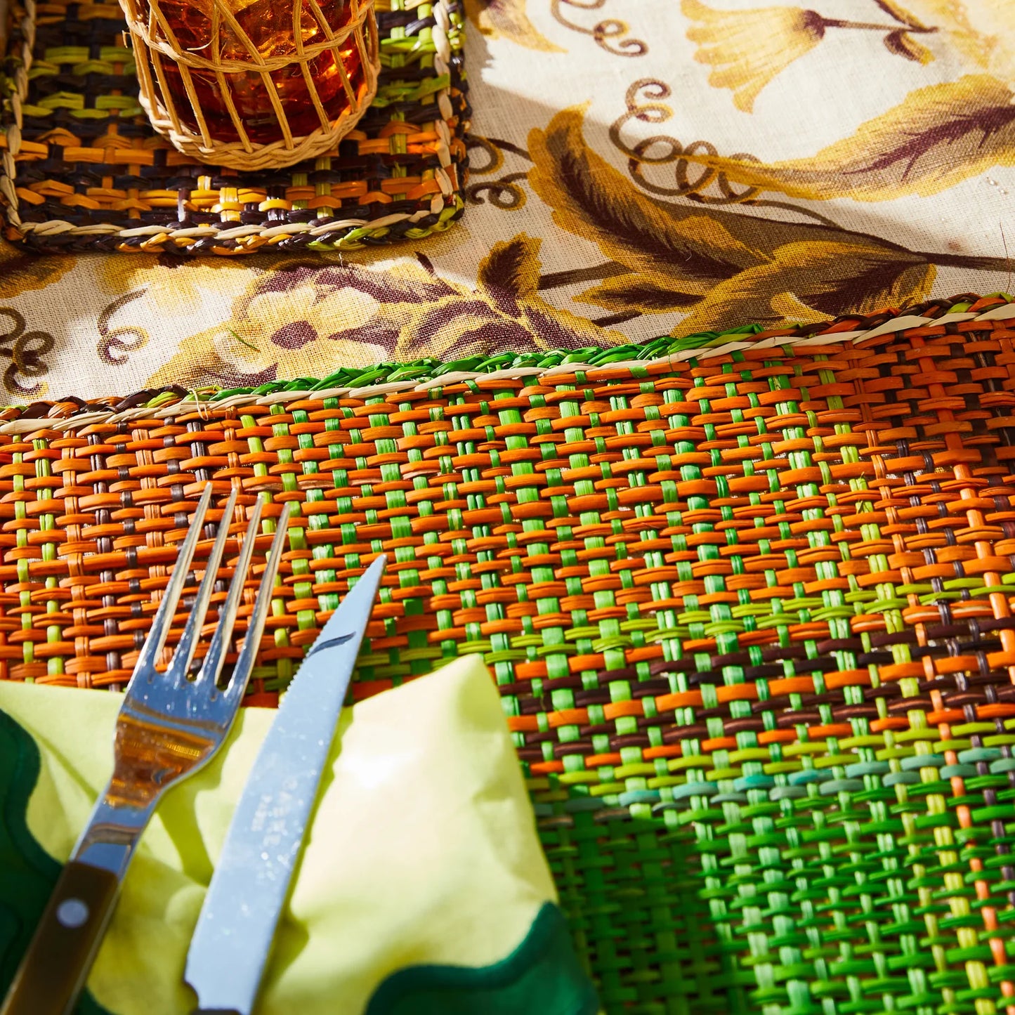 Isla Placemat Set - Anise