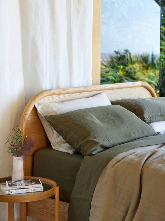 Ivy Linen Fitted Sheet