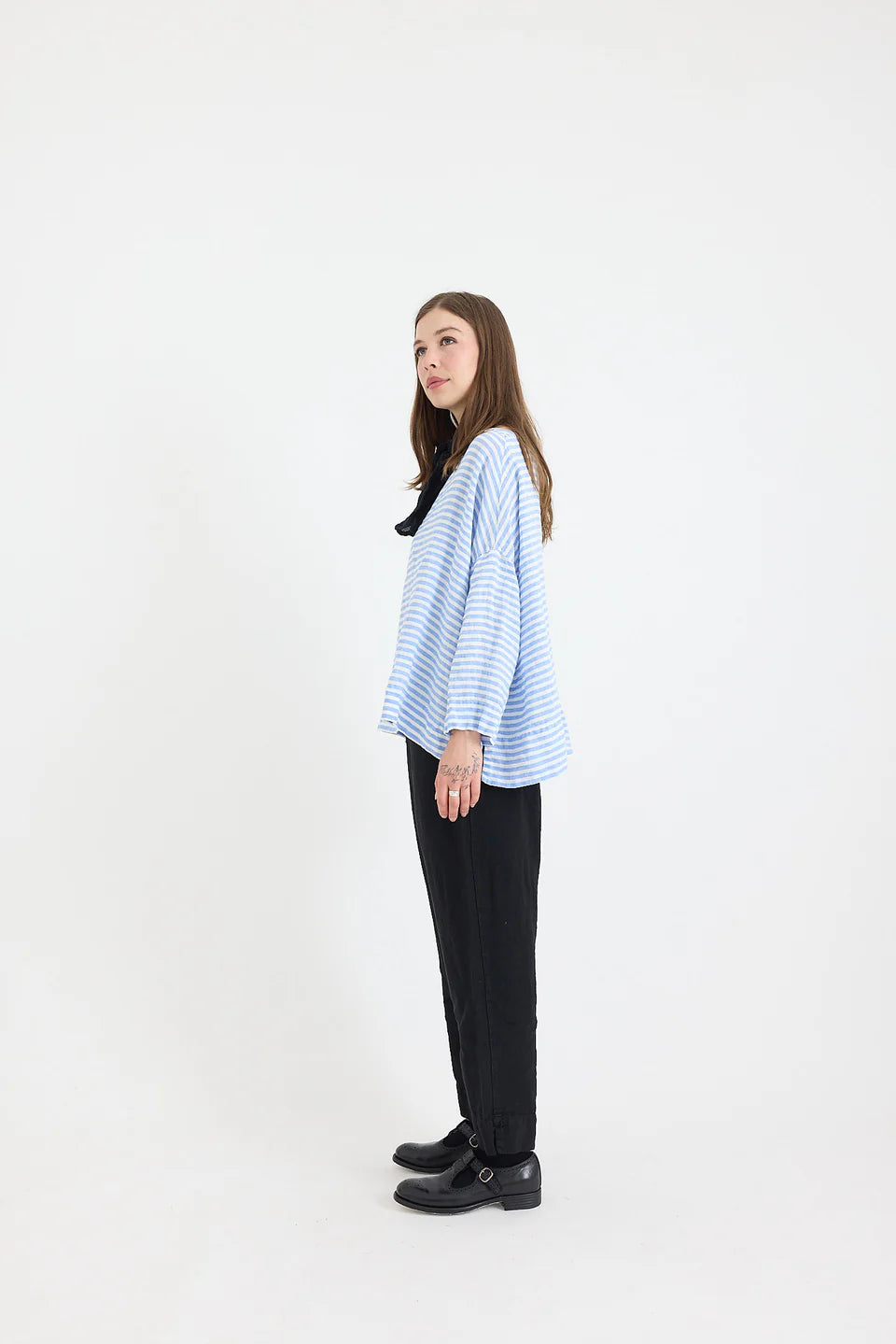 Lexi Straight Leg Pant - Mid Weight Linen