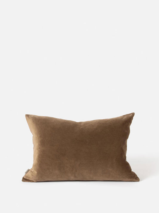 Cotton Velvet Cushion Cover | Caper