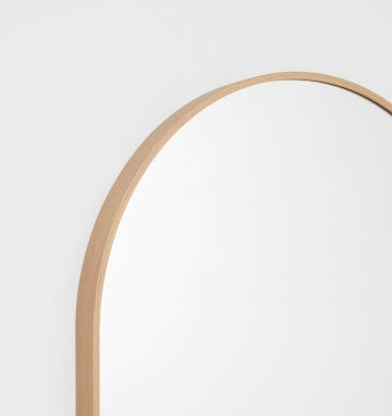 Simplicity Arch | Oak look mirror