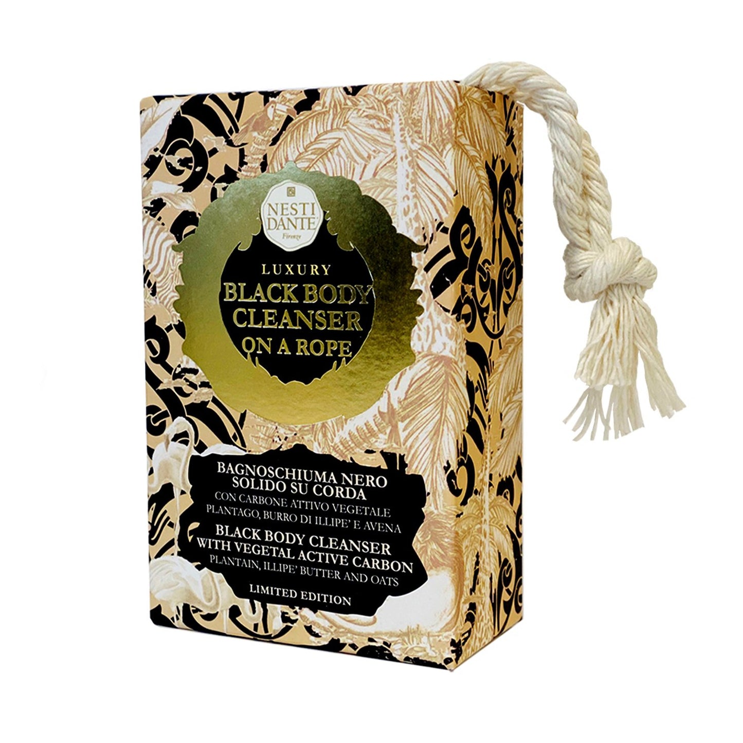 Luxury Black Soap on a Rope