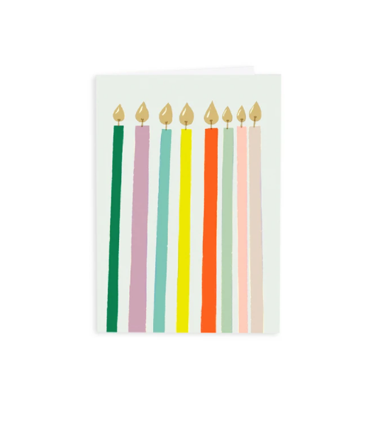 Birthday Candles Greeting Card