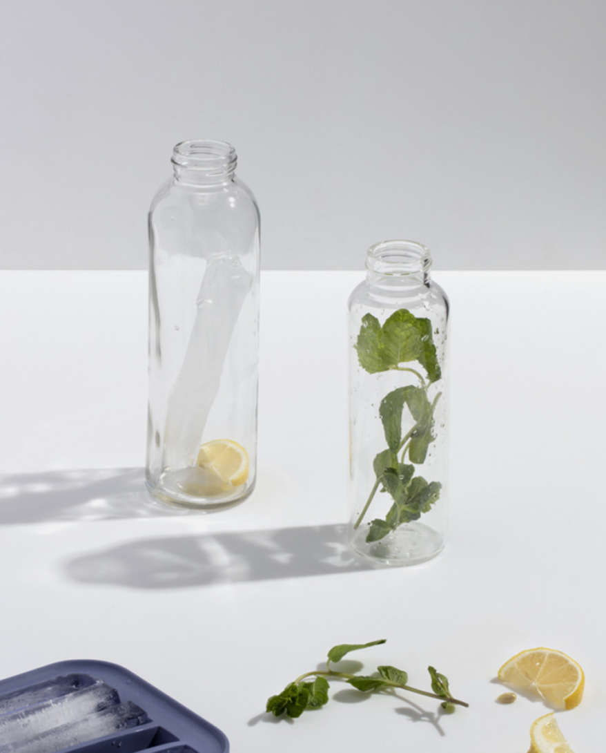 Water Bottle Ice Tray Marble