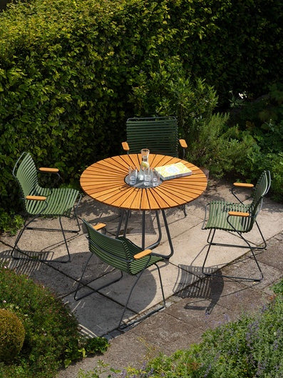 Click dining chair with arms | Olive