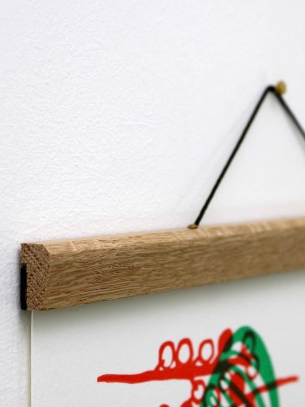 Oak Poster Hangers