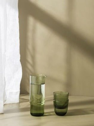 Piccadilly Glass Carafe - Olive