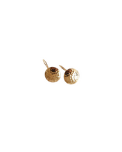 Load image into Gallery viewer, Hammered Dish Earrings | Gold
