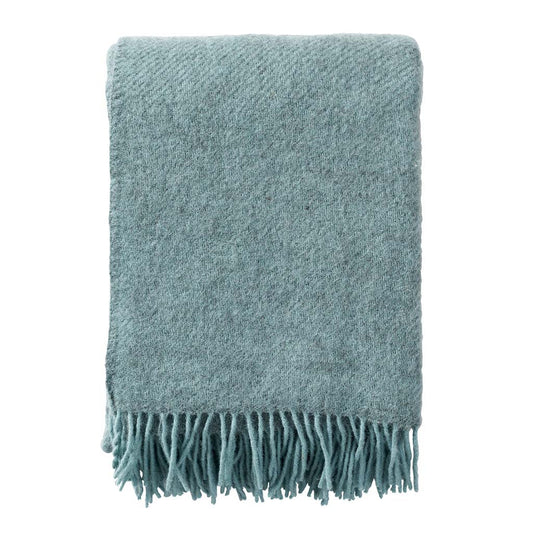 Gotland Wool Blanket - Turquoise