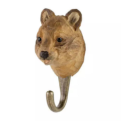 Hand Carved Animal Hook