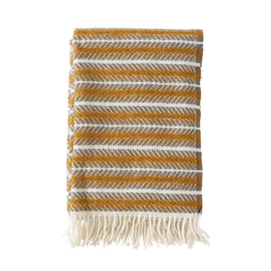 Oscar Eco Wool Blanket - Brown