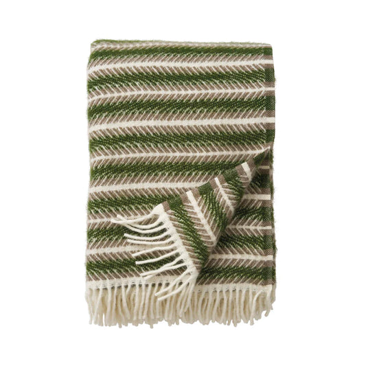 Oscar Eco Wool Blanket - Green