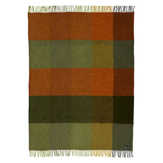 Gotland Check Wool Blanket