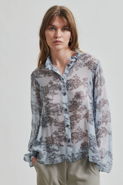 Maje Shirt | Cashmere blue