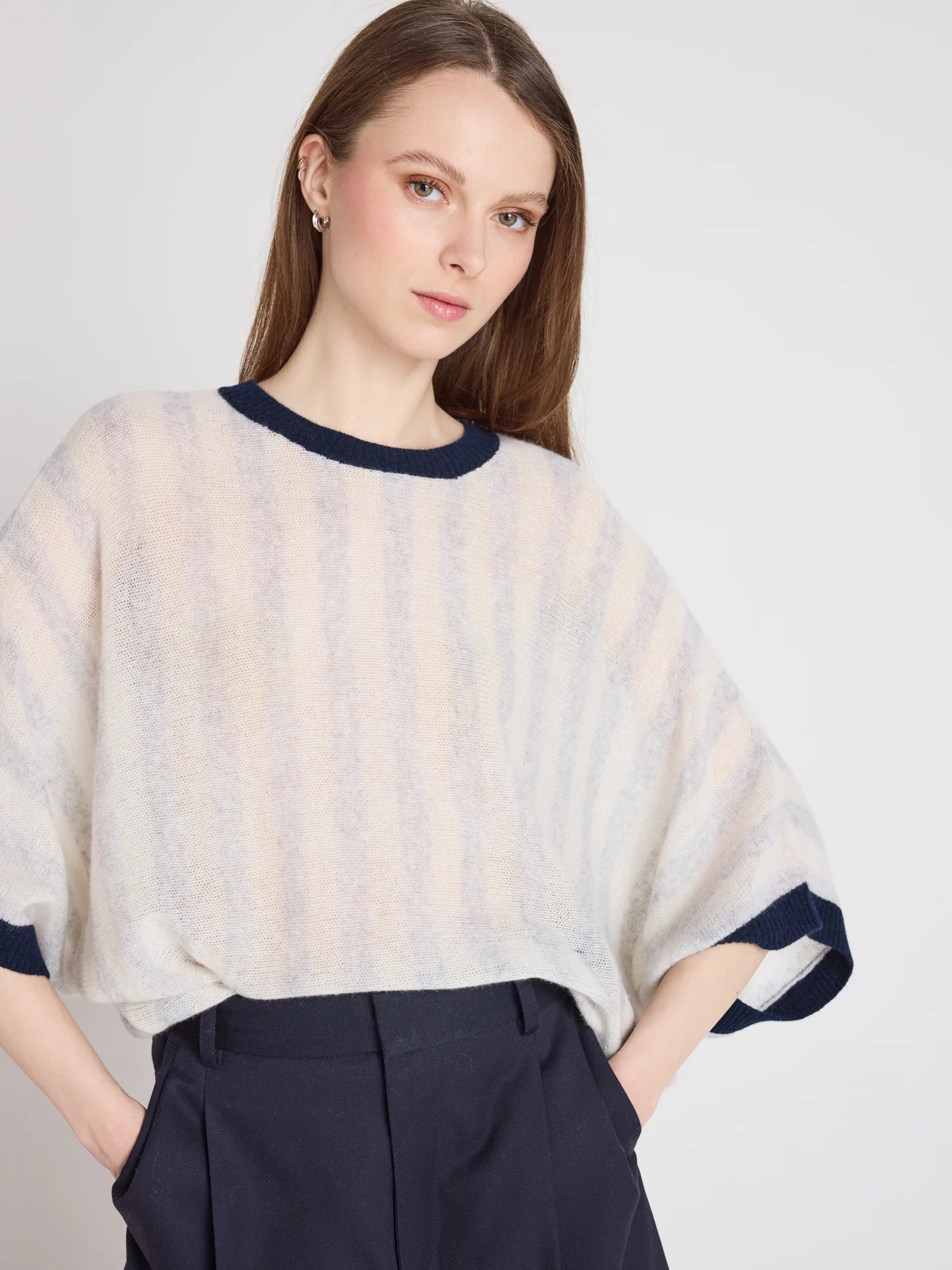 Nettie - Brushed cashmere sweater