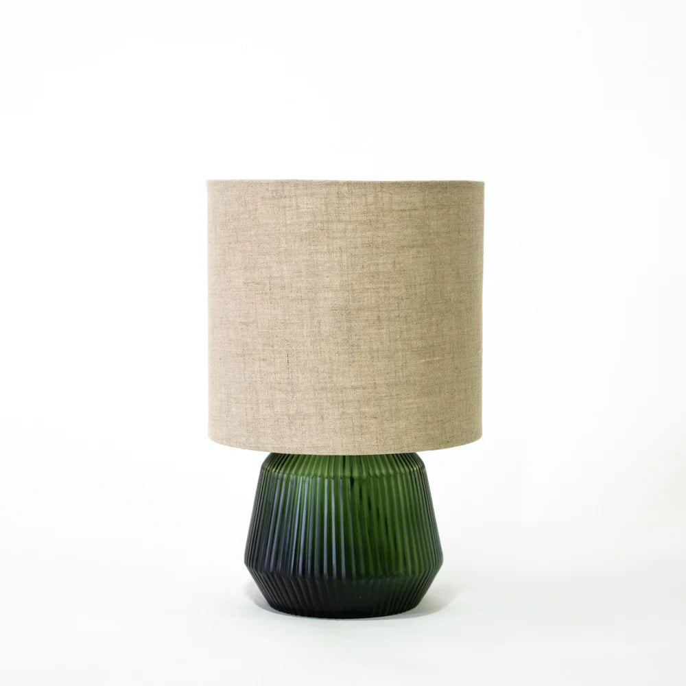Brian Tunks Cut Glass Lamp, Bebe