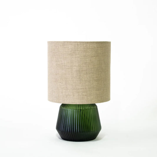 Brian Tunks Cut Glass Lamp, Bebe