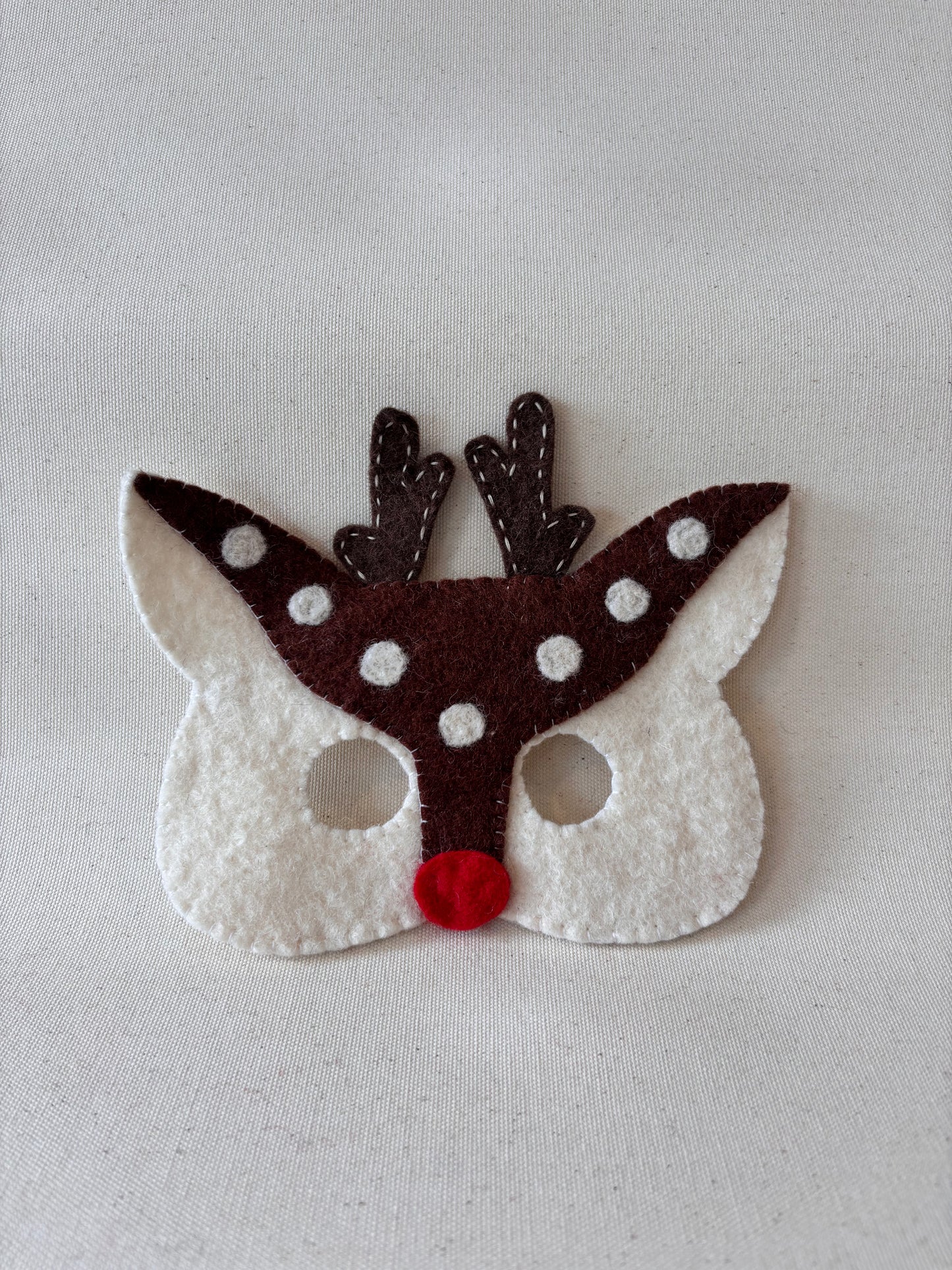 Reindeer felt mask