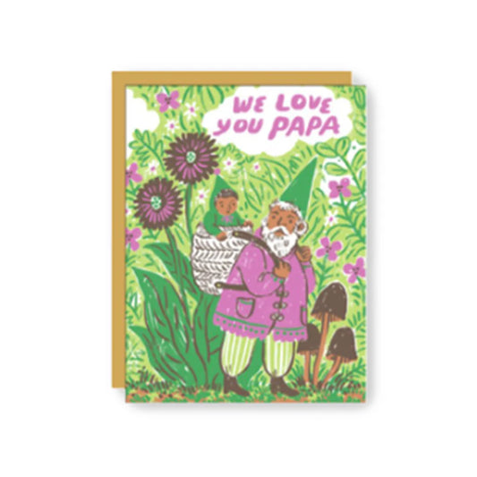 Gnome Papa Love Greeting