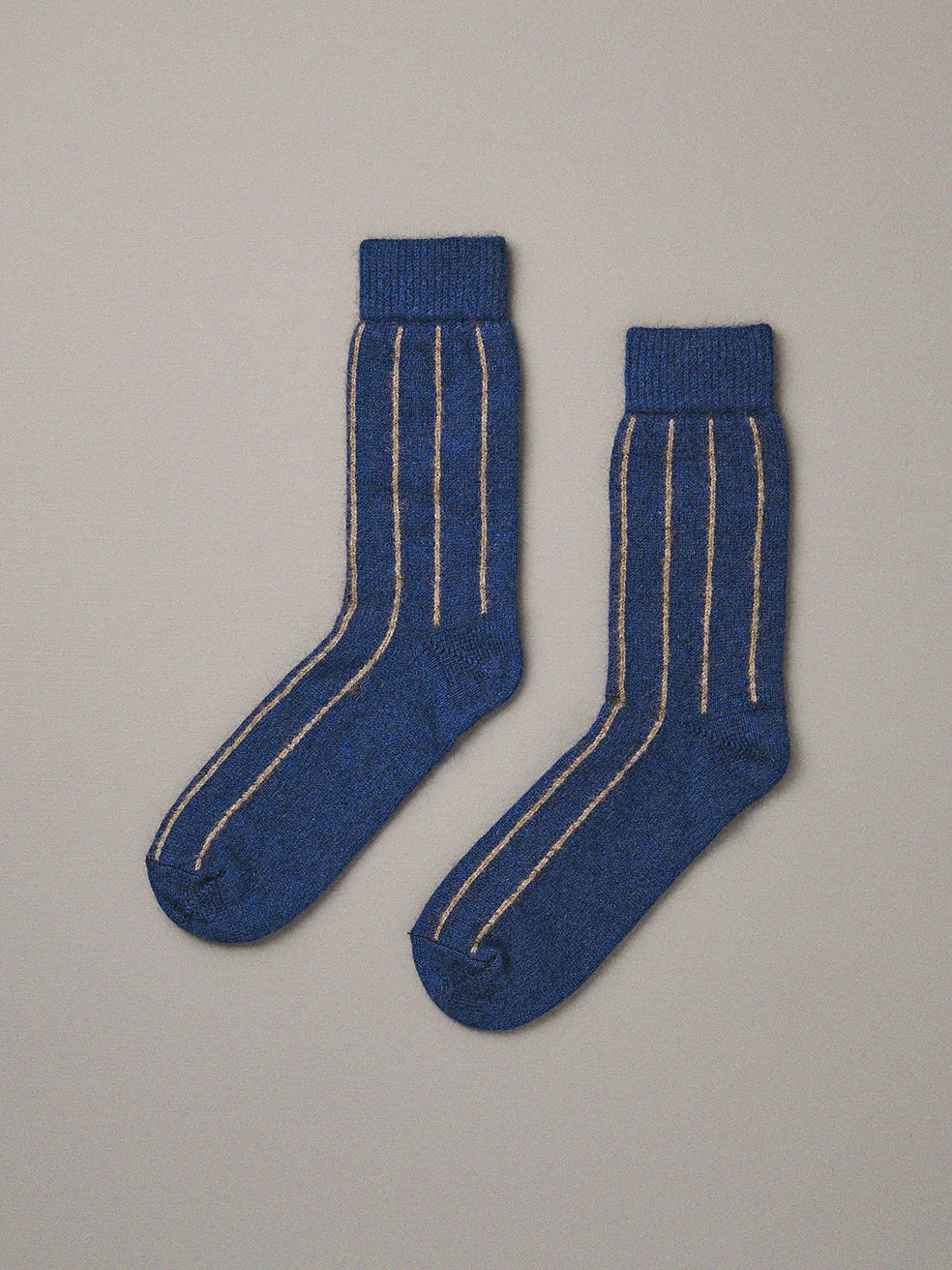 Signature Socks Striped | Blue and Natural