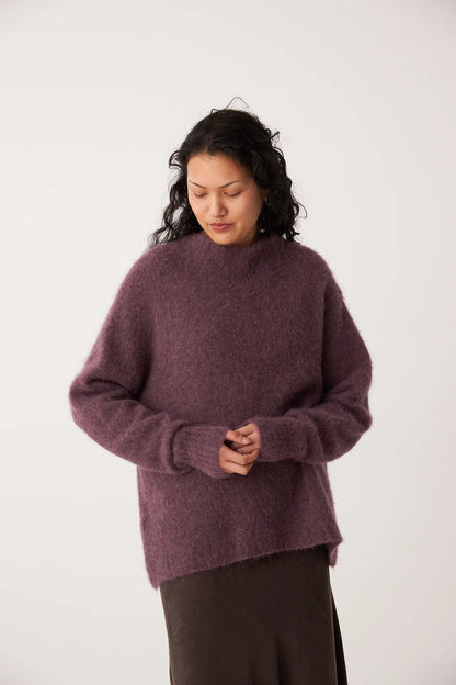 Campfire Raglan Knit Petite- Orchid