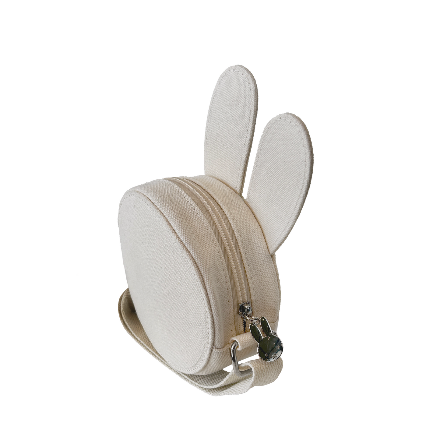 Miffy Canvas Ears Crossbody Bag (S) - Offwhite