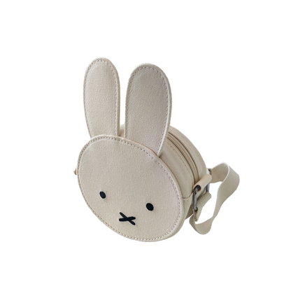 Miffy Canvas Ears Crossbody Bag (S) - Offwhite