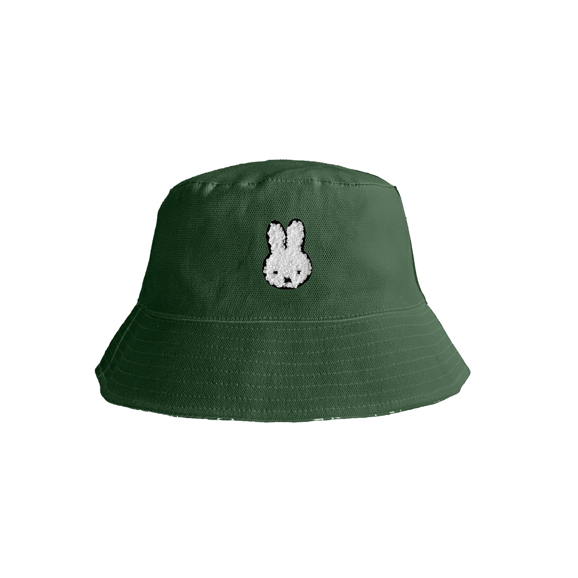 Miffy Canvas Bucket Hats Green - Main Image