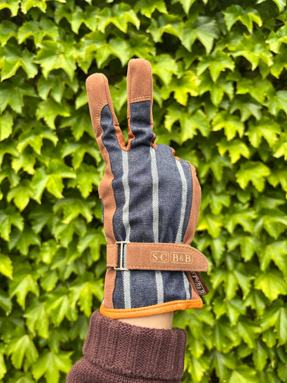 Sophie Conran Striped Gardening Glove - Blue